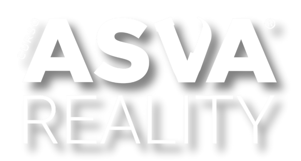 Logo em png do curso ASVA Reality versão branca